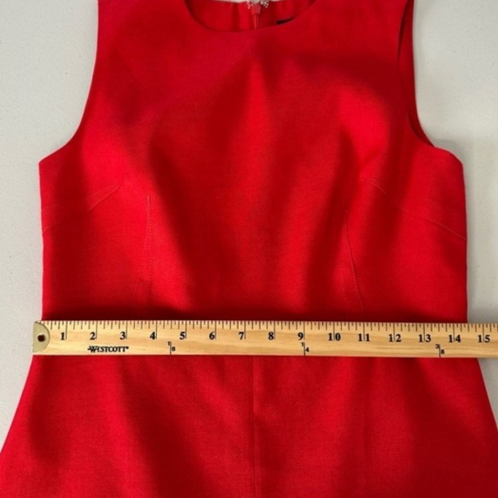 J. Crew Red Sheath Dress NWT - Picture 9 of 10